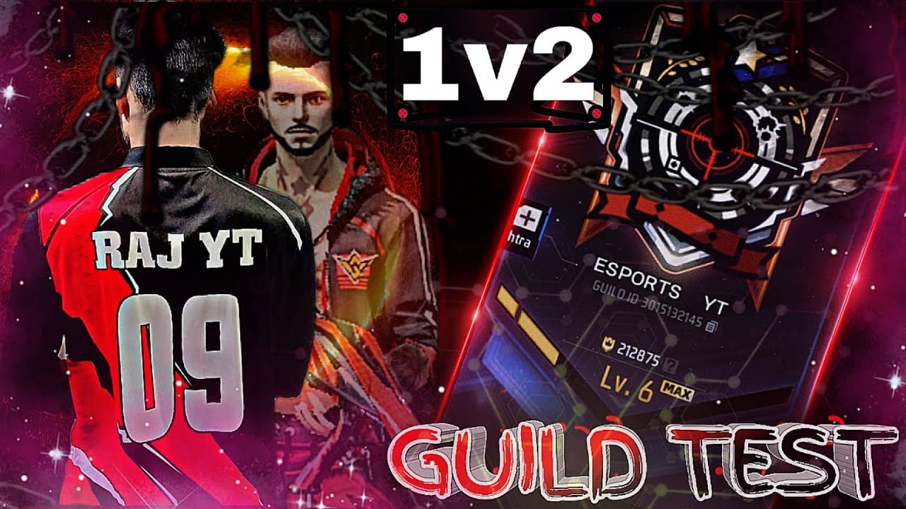 😱1v2 Live Guild Test [ ESPORTS YT ] #rajyt #guildtest - YouTube