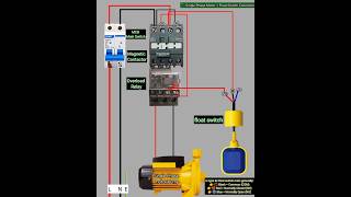 Single Phase Motor Float Switch Wiring | Water Pump Automatic Control Connection