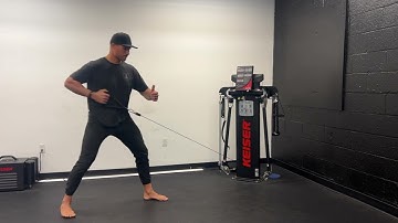 ANNEX Sports Performance | Split Stance Single Arm Rotational Low Cable Row (Controlled)