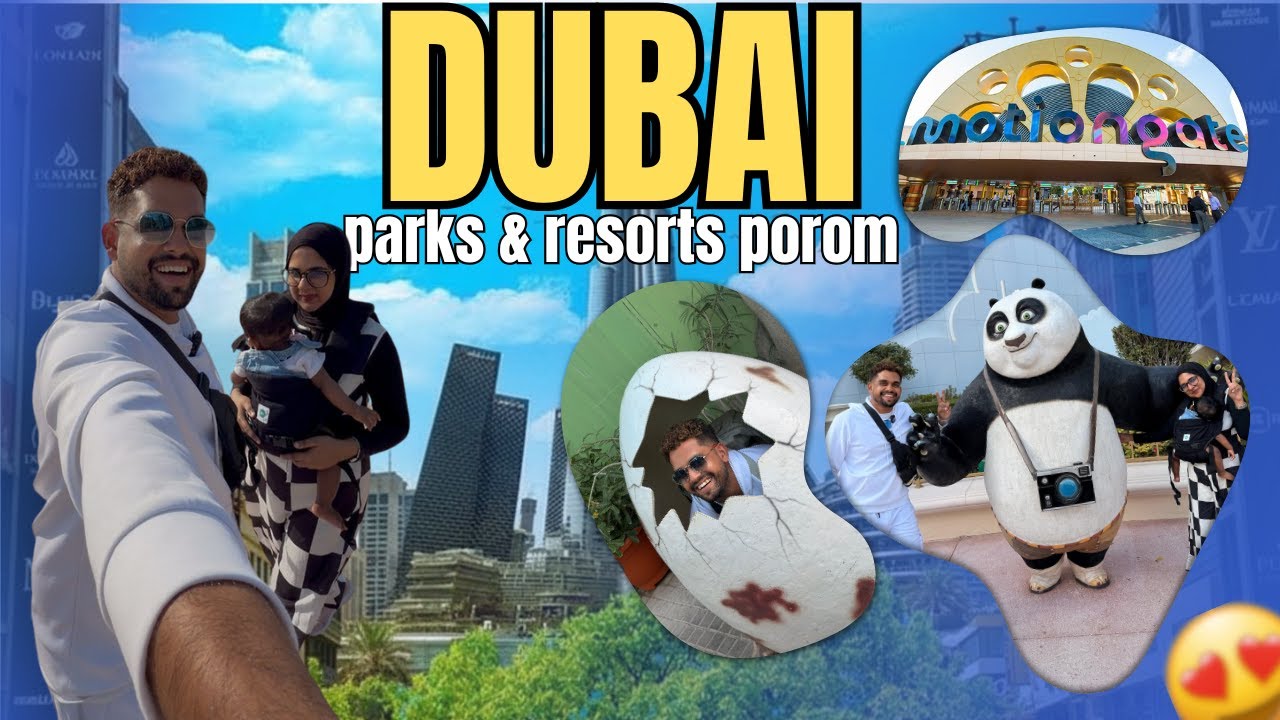 Dubai la ipdi oru adventure park ah? 😱😍 - Dubai Parks & Resorts || Aadil Osman | AANA Vlogs