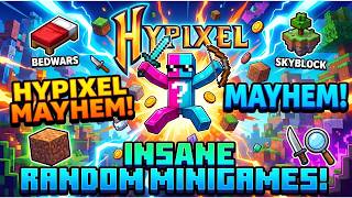 Playing Random Minecraft games on Hypixel....