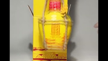 01 BÌNH GỐM NƯỚC MẮM TĨN CÁ CƠM VÀNG RUỘT ĐỎ ĐỘ ĐẠM 60N 250ML