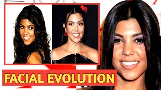 Kourtney Kardashian's Facial Evolution:  Before and After Plastic Surgery