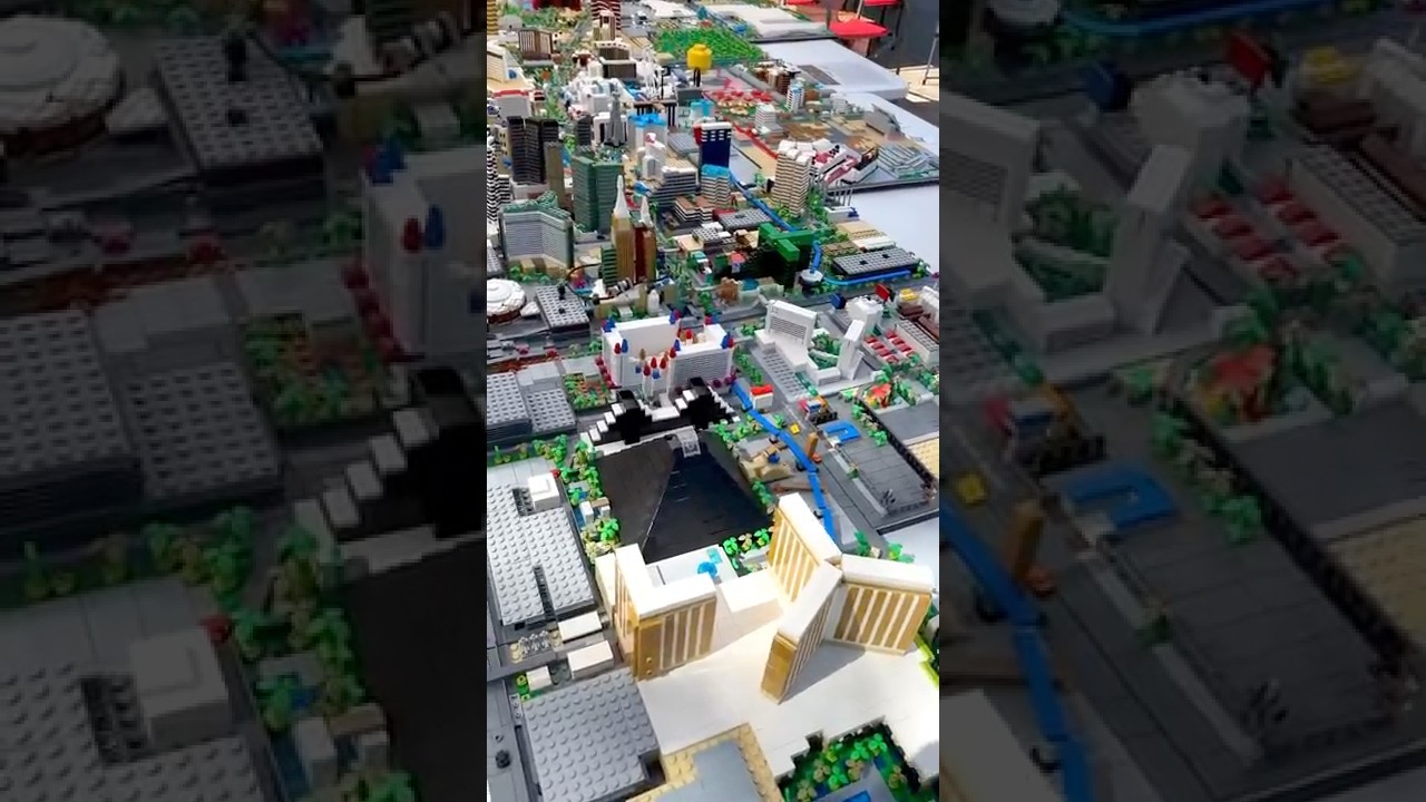 Massive LEGO Las Vegas Strip — Downtown Summerlin LEGO Store Display!