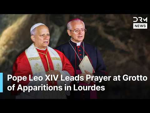 Pope Leo XIV Leads Holy Rosary at Grotto of Massabielle in Lourdes During France Visit | AK1N