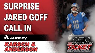 Jared Goff Surprises Karsch and Anderson