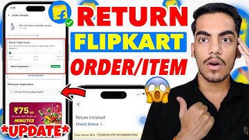 Flipkart Order Return Kaise Kare 2026 | How To Return Flipkart Item | Flipkart Return Process 2026