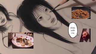 Cozy Night Drawing With Me