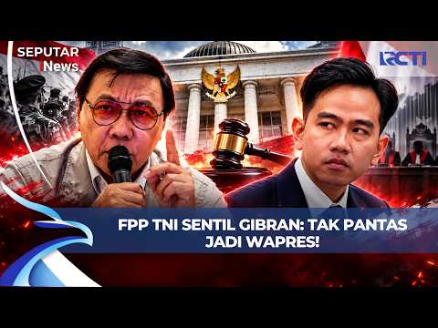 FPP TNI Semprot Jawaban Gibran soal Putusan MK: Anda Tak Pantas Jadi Wapres!