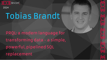 Tobias Brandt - PRQL: a powerful, pipelined SQL replacement