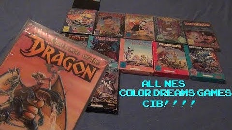 All NES Color Dreams Game Collection CIB!