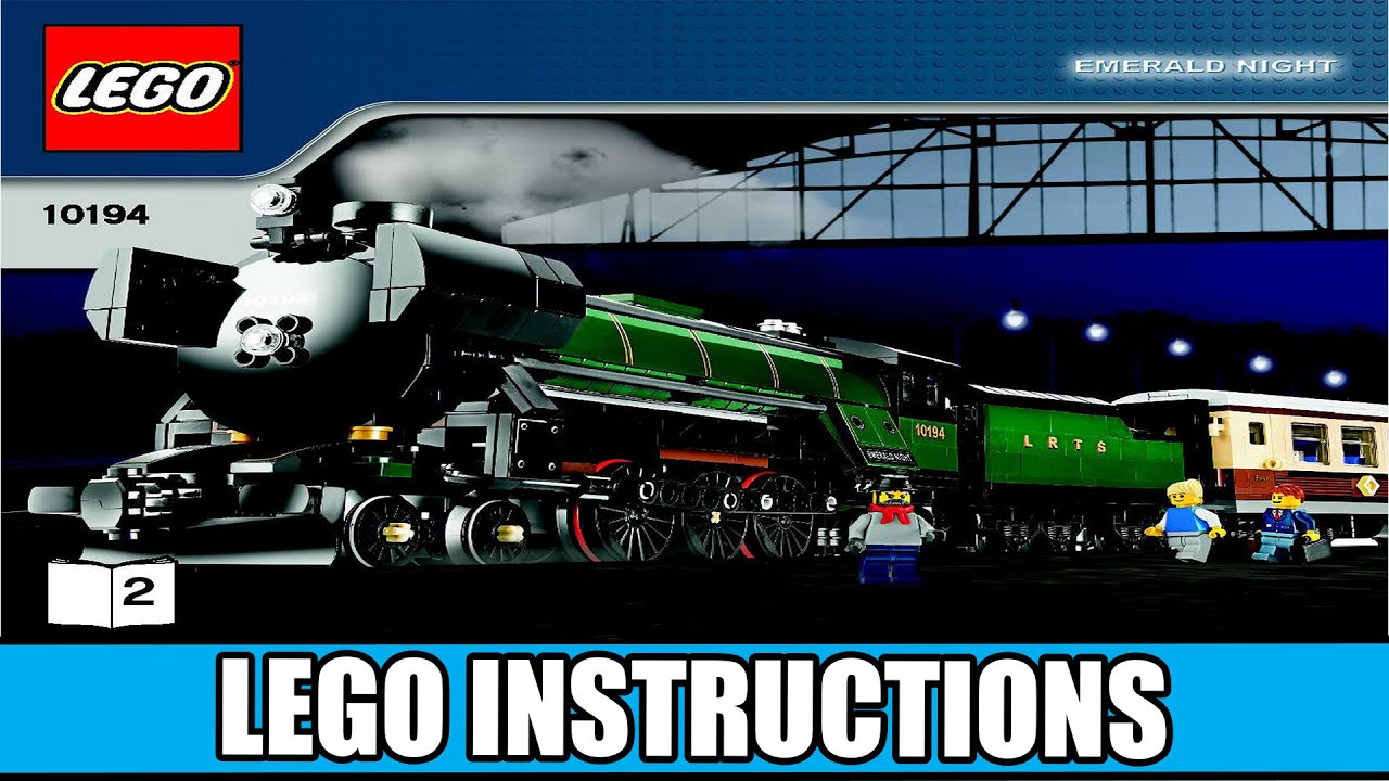 LEGO Instructions - Advanced models - 10194 - Emerald Night - Trains ...