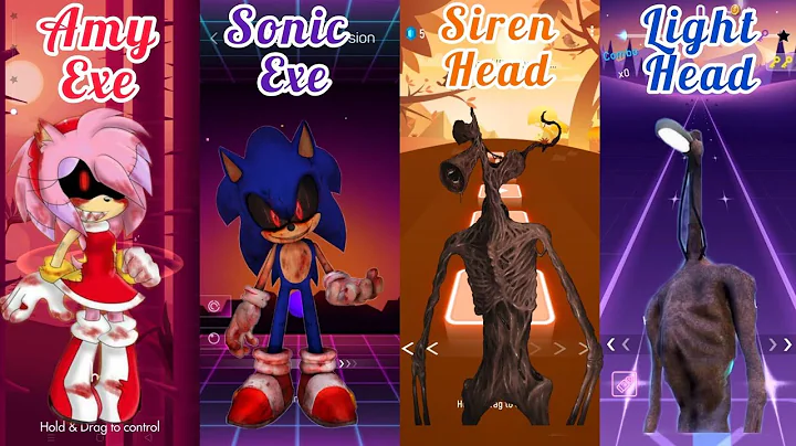 Amy Exe - Sonic Exe - Siren Head - Light Head | Be...