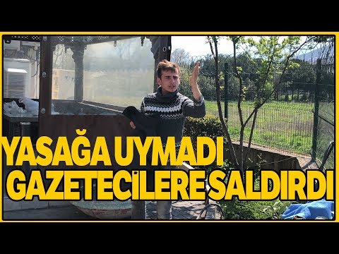 Sokağa Çıkma Yasağını Deldi, Ceza Kesilince Gazetecilere Saldırdı