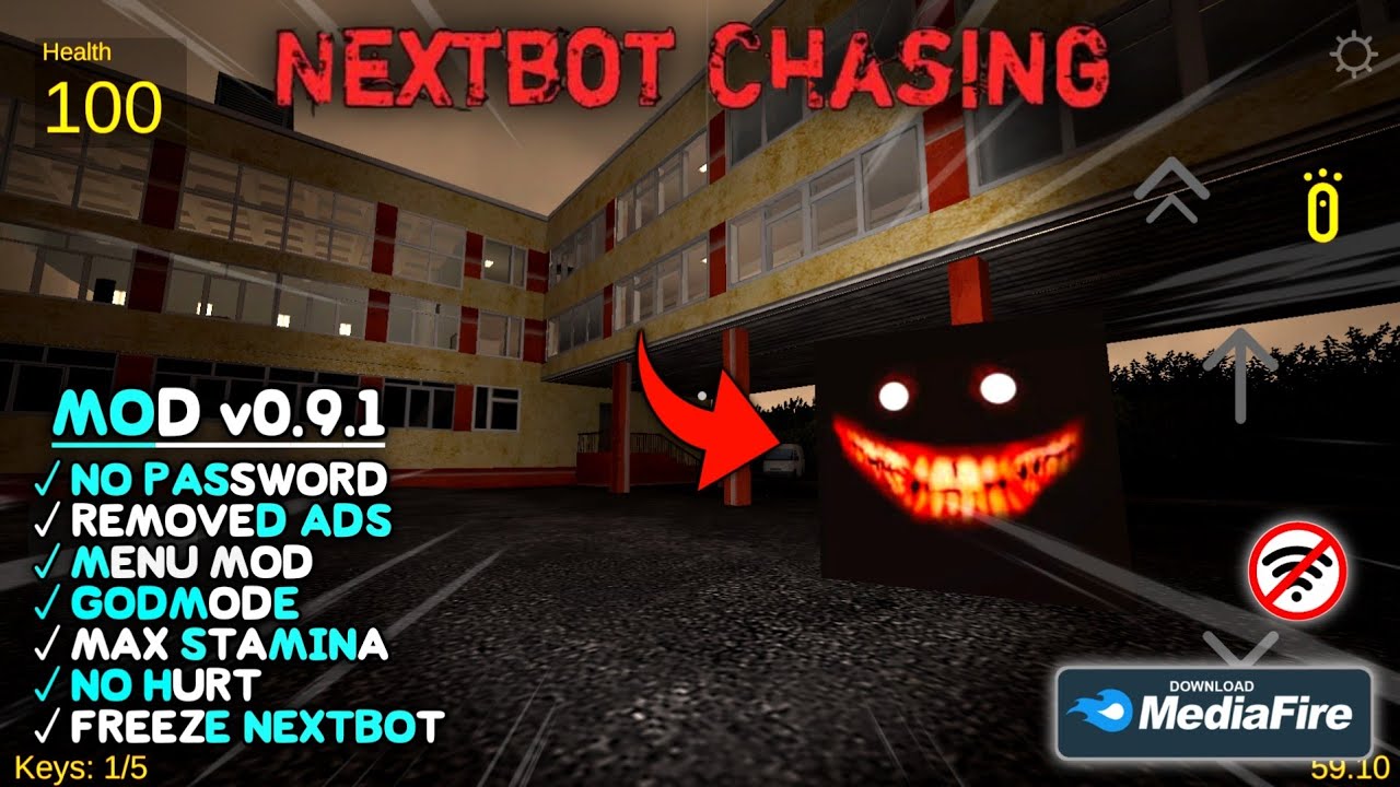 Download Nextbot chasing MOD APK v0.9.2 (Mod Menu) For Android