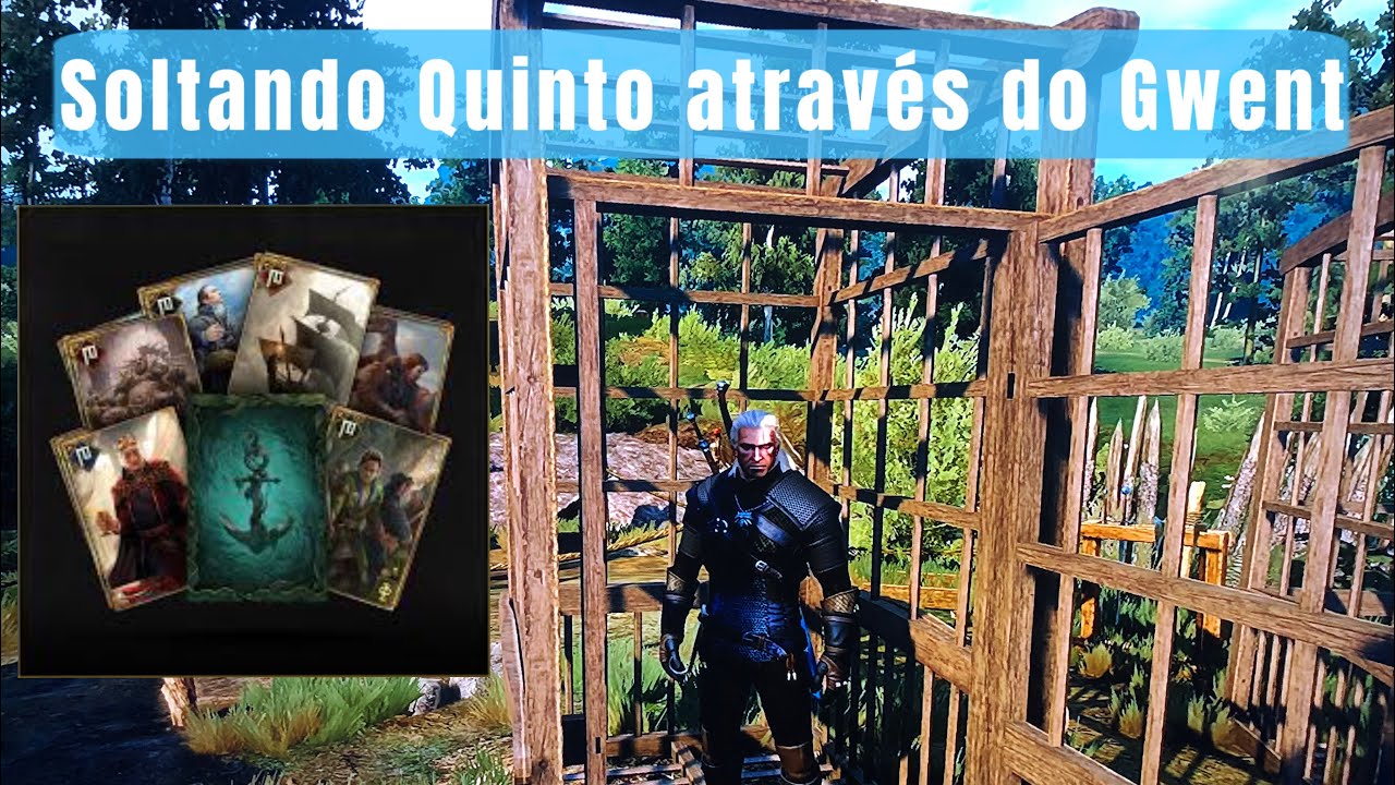 The Witcher 3: Hearts Stone - Libertando o Quinto com Gwent - YouTube