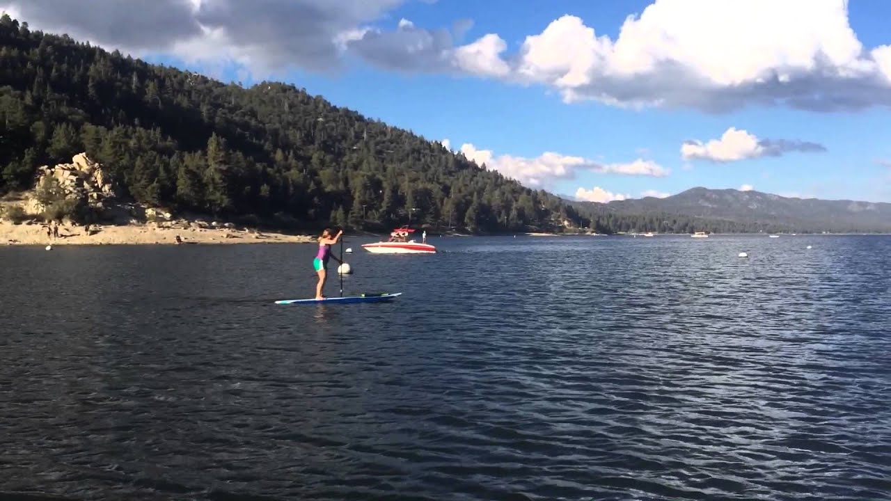 Big Bear Lake Stand Up Paddleboarding YouTube