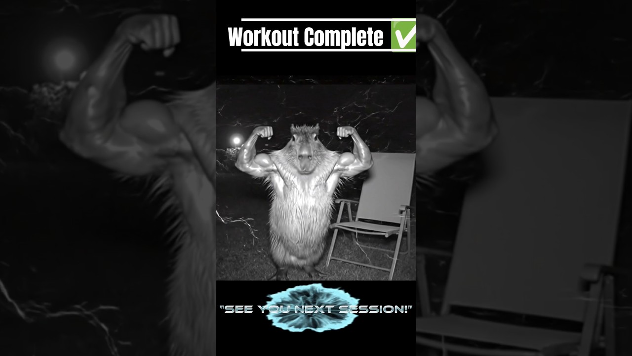 Capybara Day 1 at the Gym 🐹💪