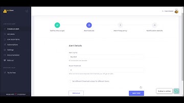 How do I create an alert for a specific location? | Merchbees Low Stock Alert