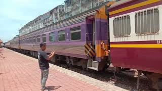 รวมคลิปรถไฟขบวน169,452,451และสับเปลี่ยนตู้ของขบวน169 ที่สถานียะลา ถ่ายเมื่อ13/05/67