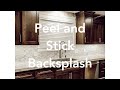 Peel and Stick Backsplash Tutorial and Review