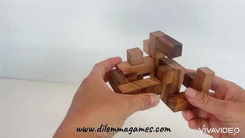 CENTURY CUBE, a super hard interlocking brain teaser by DILEMMA GAMES