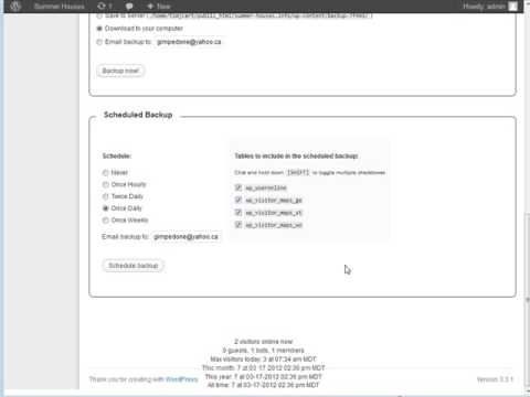How To Automatically Backup Your WordPress Database