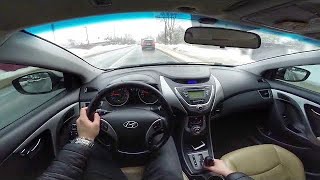 :   / Hyundai Elantra V (MD) [1.6 132 .] 2012  / POV TEST DRIVE