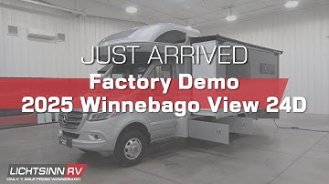 Inside & Out: Just Arrived - New 2025 Winnebago View 24D - Factory Demo - Class C - LichtsinnRV.com