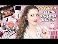 TRYING HYPED NEW MAKEUP | 4-Star Reviews??