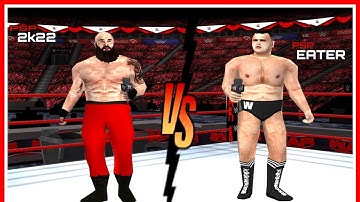 WWE 2K22 PSP , Android/PPSSPP- Braun strowman vs walter preview
