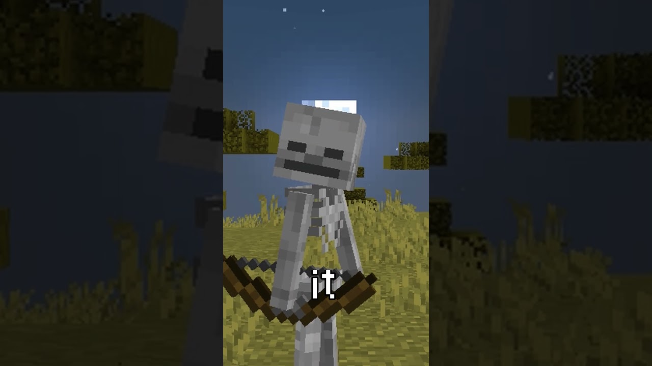 Skeletons on bedrock are EVIL 