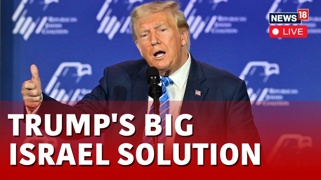 Donald Trump Speech Today Live | Trump Backs Israel In His Florida Speech | Trump Rally Live | N18L