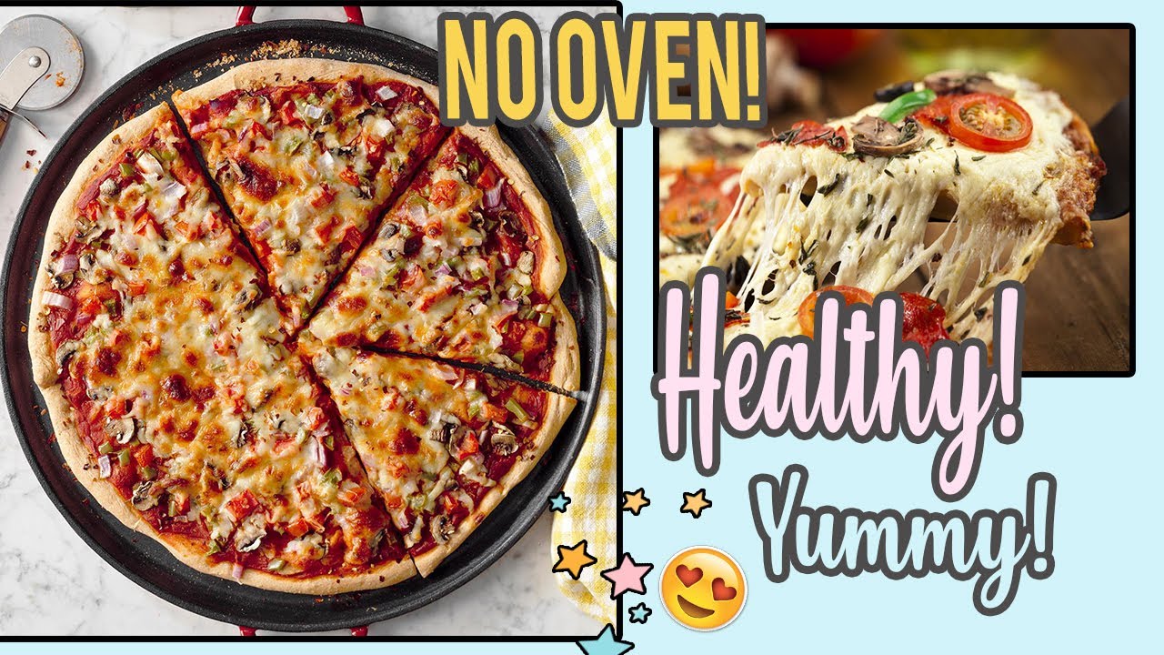 *NO OVEN* Healthy & Delicious Pizza Recipe Quick & Easy YouTube