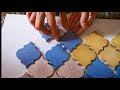 Diy mini cement tiles  arabesque mosaic  color concrete  stoneidea