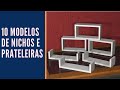 Dez modelos práticos de Nichos e Prateleiras para decoração de interiores