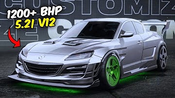 Need for Speed Unbound: 1200+ BHP Mazda RX-8 Spirit R Customization | Max Build S+