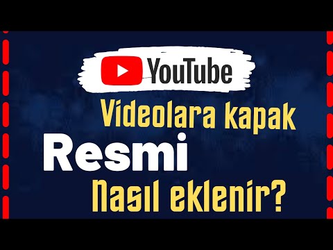 Youtube VİDEOYA KAPAK RESMİ KOYMA/ 2021