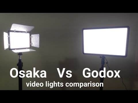 Osaka 528 vs Godox LEDP260C Video Light Comparison and Review | Which is the best?