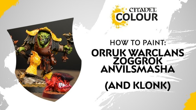 Games Workshop Warhammer Age of Sigmar Orruk Warclans Gutrippaz and Paint  Set 