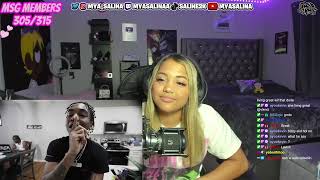 Mya Salina REACTS to Bizzy Banks - Red Ruby Da Sleeze Freestyle | Dir. By @HaitianPicasso