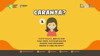 Cara Memakai Masker yang Benar (KEMENKES)