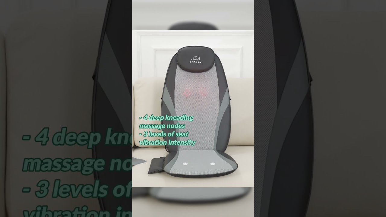 4 deep kneading massage nodes travel up and down relaxing your entire back —