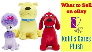 What to Sell on eBay - Kohl's Cares Plush and Stuffed Animals