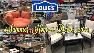 LOWE&#39;S SUMMER INDOOR AND OUTDOOR FURNITURE *SHOP WITH ME AT LOWE&#39;S #homefurniture