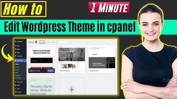 How to edit wordpress theme in cpanel 2024