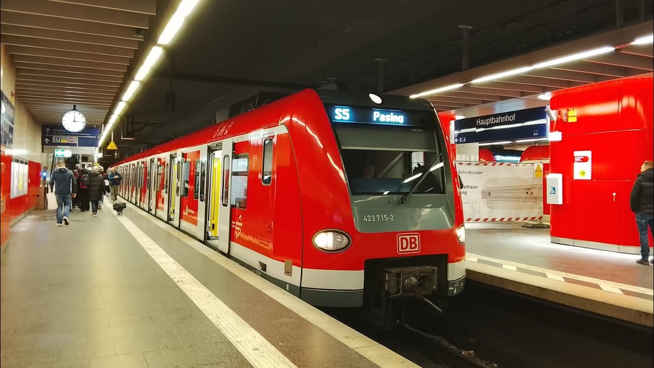 Trainspotting S Bahn München im City-Tunnel und am Hauptbahnhof 2026