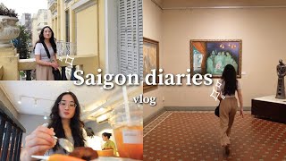 HCMC Vlog Diaries | art museum, restaurant, mini hotel tour