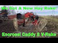We Got A New Hay Rake! Enorossi Caddy 8 V-Rake #177