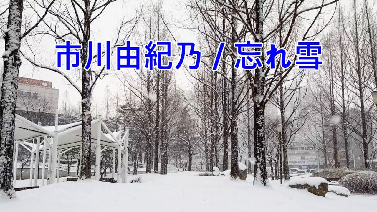 市川由紀乃 3 / 忘れ雪(이치카와유키노/와스레유키) - YouTube